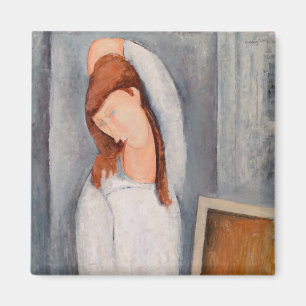Amedeo Modigliani - Portrait Jeanne Hebuterne #1 Magnet