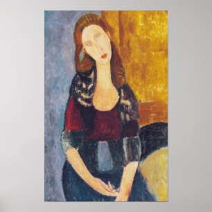 Amedeo Modigliani - Portrait Jeanne Hebuterne #2 Poster