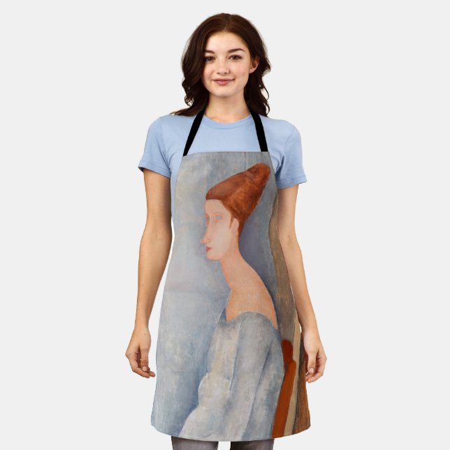 Amedeo Modigliani - Portrait Jeanne Hebuterne #3 Apron (Worn)
