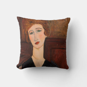 Amedeo Modigliani - Portrait of a Woman Throw Pillow