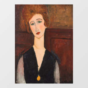 Amedeo Modigliani - Portrait of a Woman Window Cling