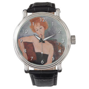 Amedeo Modigliani - Redheaded Girl Evening Dress Watch