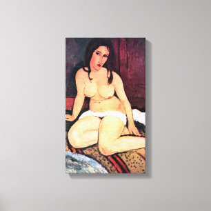 Amedeo Modigliani - Seated Woman Canvas Print