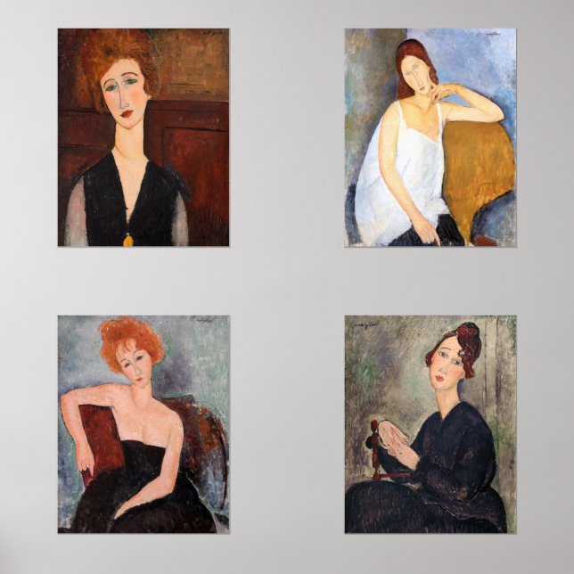 Amedeo Modigliani - Sélection de chefs-d'oeuvre (Recto)