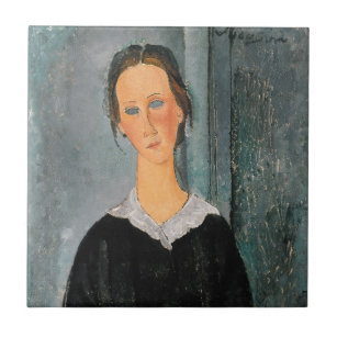 Amedeo Modigliani - Servant Girl Tile