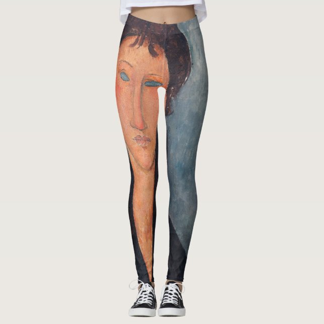 Amedeo Modigliani - Woman with Blue Eyes Leggings (Front)