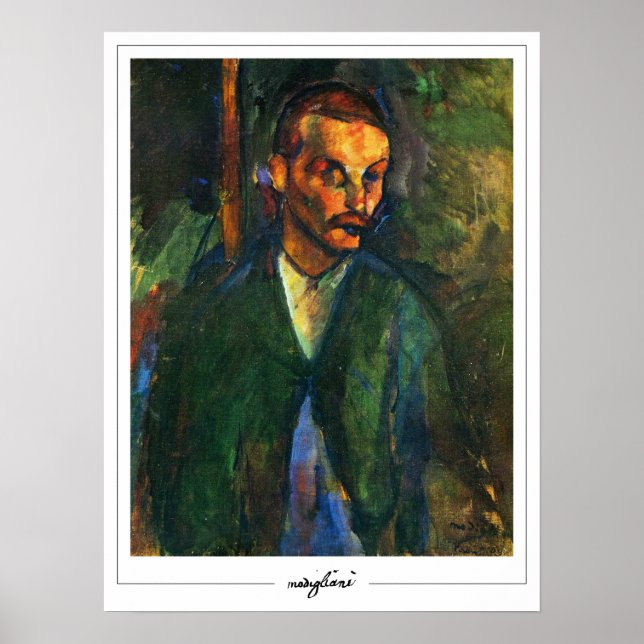 Amedeo Modigliani Zedign Affiche d'art #18 (Devant)