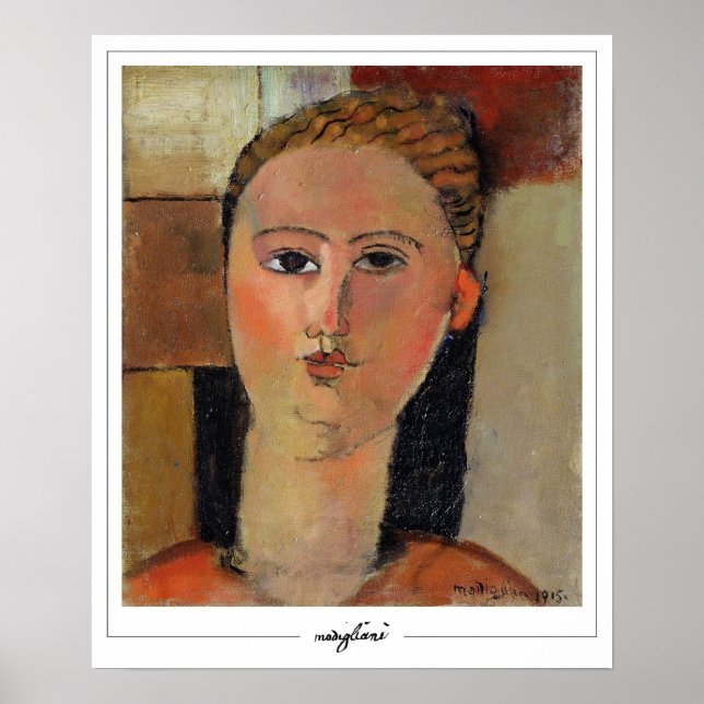 Amedeo Modigliani Zedign Art Poster #269 (Front)