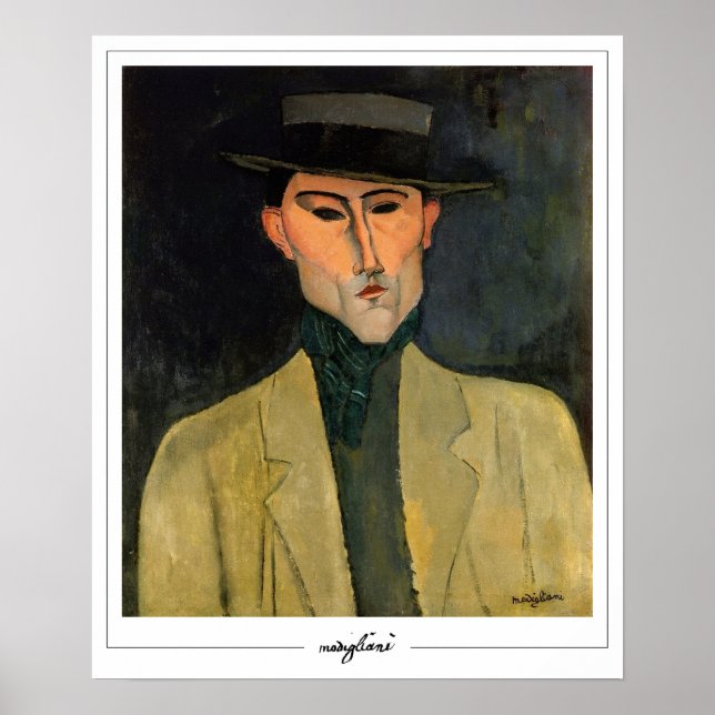 Amedeo Modigliani Zedign Art Poster #273 (Front)