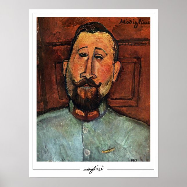 Amedeo Modigliani Zedign Art Poster #317 (Front)