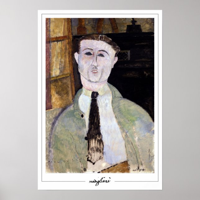 Amedeo Modigliani Zedign Art Poster #352 (Front)