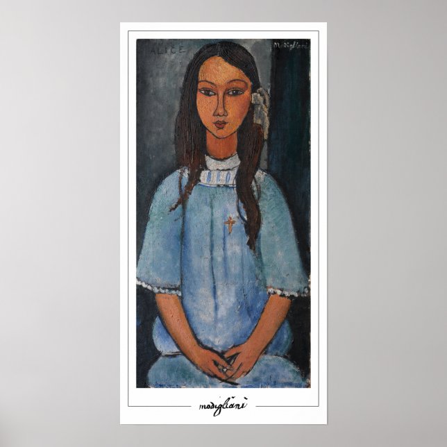 Amedeo Modigliani Zedign Art Poster #5 (Front)