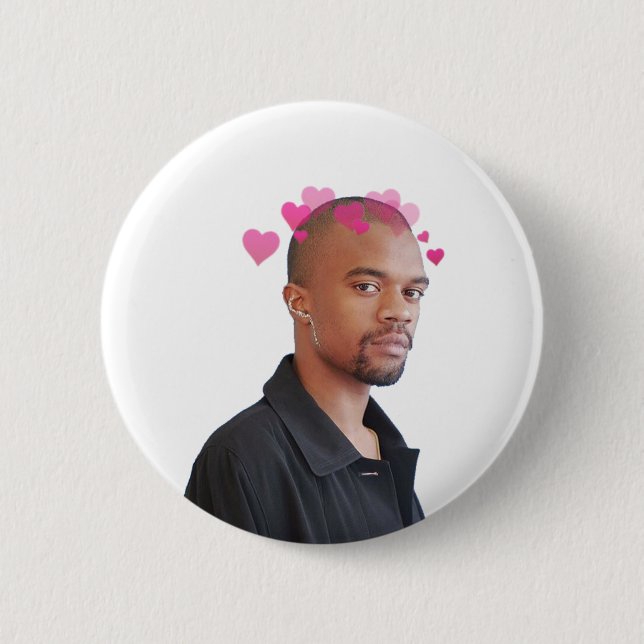 Ameer Vann w/ Hearts - Brockhampton pin (Front)