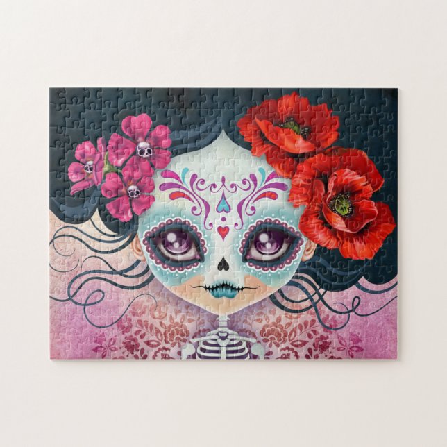Amelia Calavera Sugar Skull Puzzle (Horizontal)