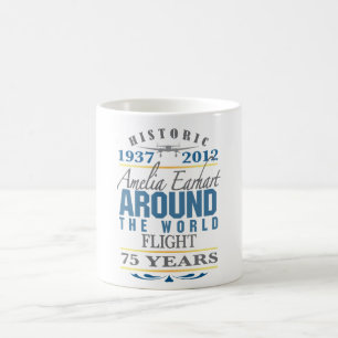 Amelia Earhart 75 Year Anniversary Coffee Mug