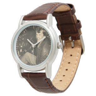 Amelia Earhart Airplane Cockpit Photo 1937 Women's Watch