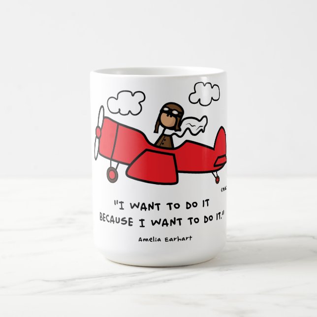 Amelia Earhart mug (Center)