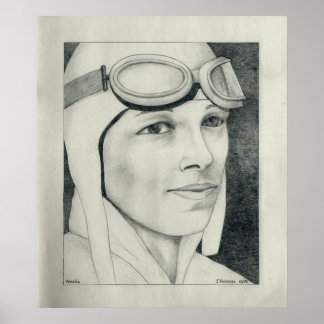 Amelia Earhart Poster