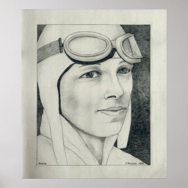 Amelia Earhart Poster (Front)