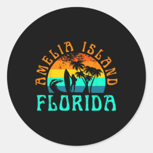 Amelia Island _3 Classic Round Sticker