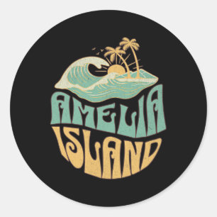 Amelia Island _4  Classic Round Sticker