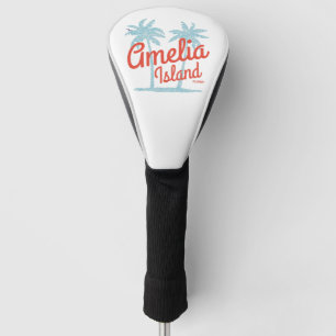 Amelia Island Florida Beach Coral Surf Souvenir Golf Head Cover