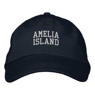Amelia Island Florida Embroidered Baseball Hat