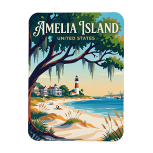 Amelia Island Florida Magnet
