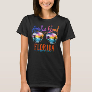 Amelia Island Florida Sunglasses Family Matching V T-Shirt