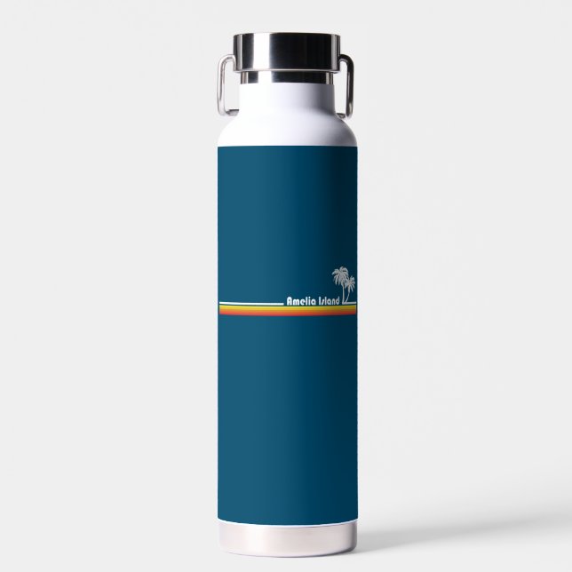 Amelia Island Florida Water Bottle (Front)