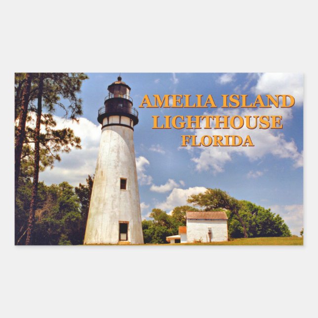 Amelia Island Lighthouse, Florida Stickers (Front)