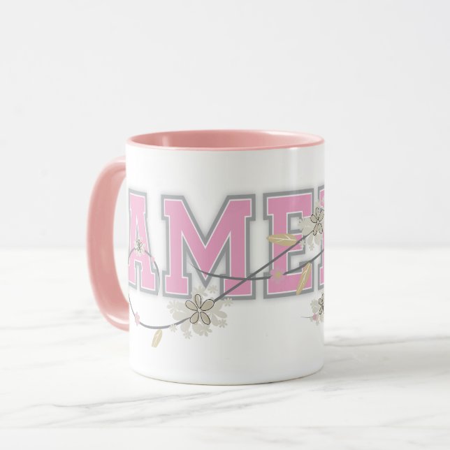 Amelia Name Personalized Mug (Front Left)