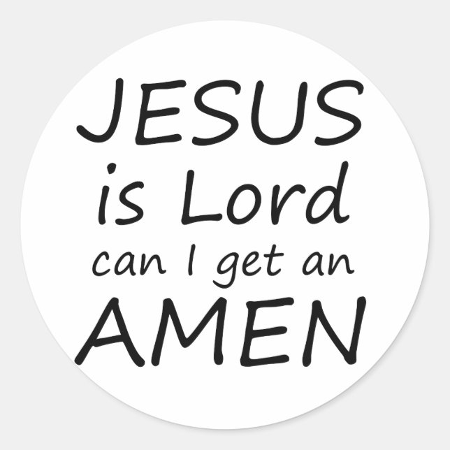 Amen Jesus Stickers (Front)