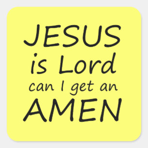 Amen Jesus Stickers