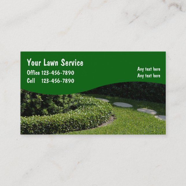 Aménagement des cartes de visite (Devant)