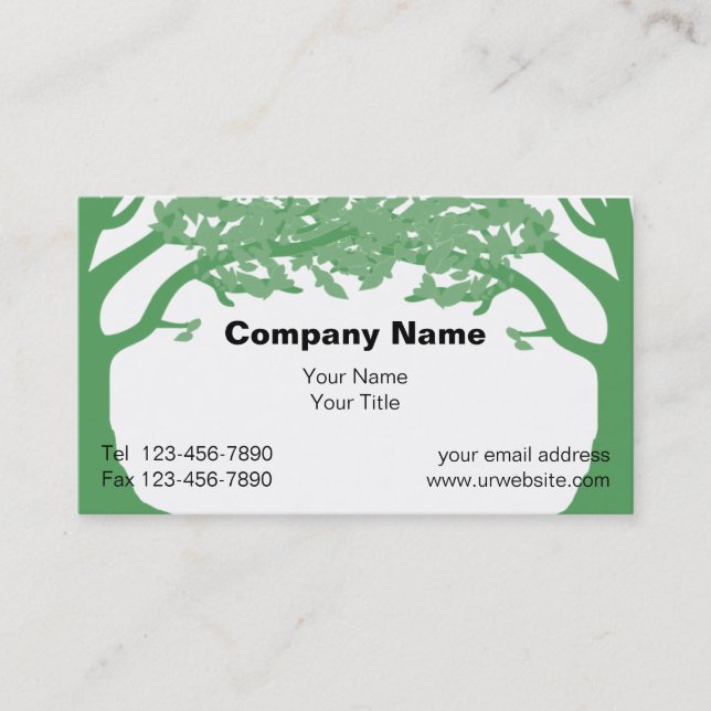 Aménagement des cartes de visite (Devant)