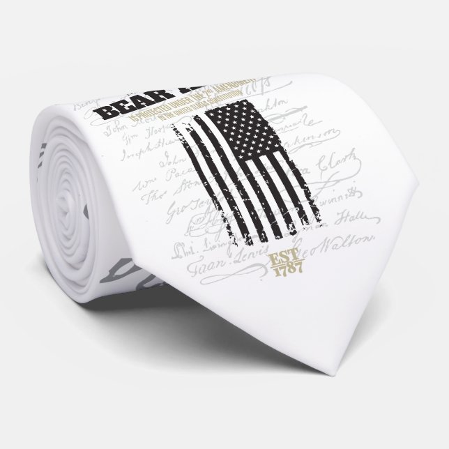 Amendement II - Droit aux armes d'ours - Cravate (Roulé)