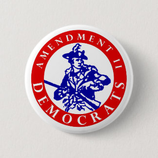 Amendment II Democrats Logo 2.25" Button