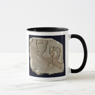Amenophis IV with baboons, New Kingdom Mug