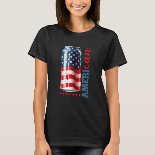 Ameri can  4th of july Sublimation 6 T-Shirt (Front)