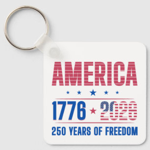 AMERICA 1776 2026 250 years freedom Keychain