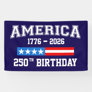 America (1776–2026)250th Anniversary Commemorative Banner