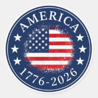 America 1776 2026 250th Anniversary Patriotic USA