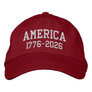 America 1776-2026 50th Birthday Embroidered Hat