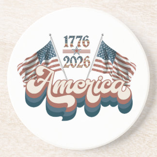 America 1776–2026, Patriotic, USA 250 Years Coaster