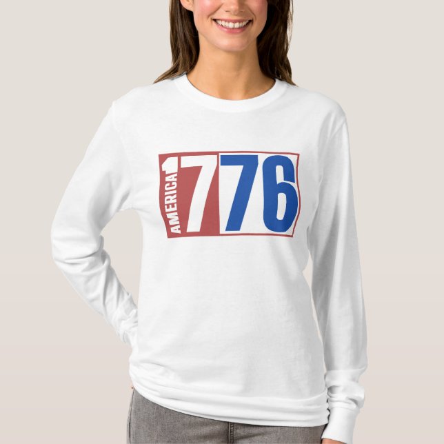 AMERICA 1776  T-Shirt (Front)