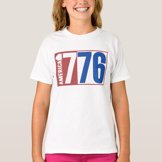 AMERICA 1776  T-Shirt (Front)