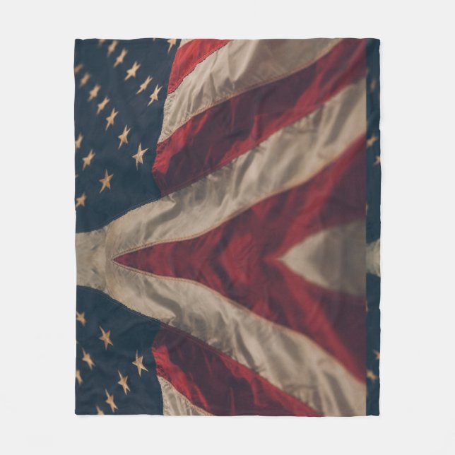 America 1 fleece blanket (Front)
