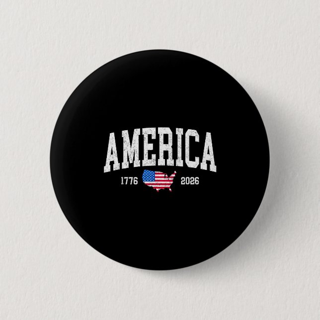 America 250 anniversary of independence 250thAmeri 2 Inch Round Button (Front)