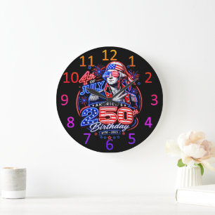 America 250 Deuce Large Clock